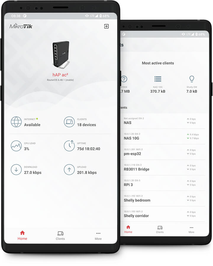 MikroTik Home App